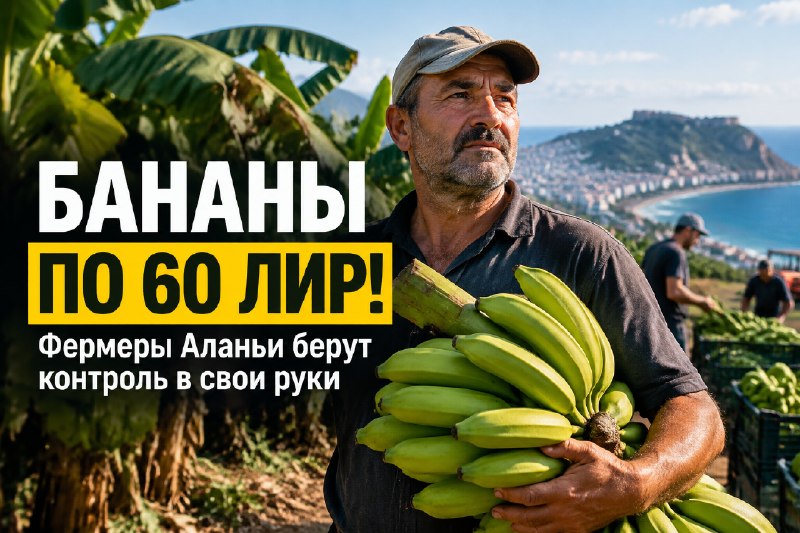 Бананы по 60 лир: фермеры Аланьи задали цену